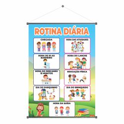 Banner Pedagógico Rotina Diária - brt-01 - KRadesivos 
