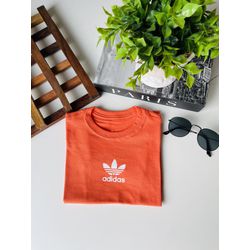 camisa adidas laranj - KR KIDS MODINHA