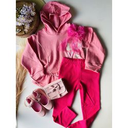 conjunto love rosa - KR KIDS MODINHA