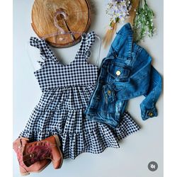 vestido xadrez - KR KIDS MODINHA