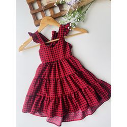 vestido xadrez - KR KIDS MODINHA