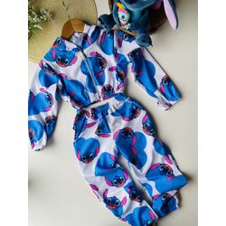 corta vento stitch - KR KIDS MODINHA