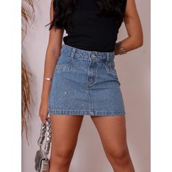 saia jeans - KR KIDS MODINHA