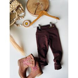 legging marrom - KR KIDS MODINHA