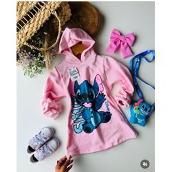 vestido stitch - KR KIDS MODINHA