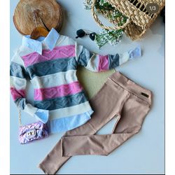 sueter rosa - KR KIDS MODINHA