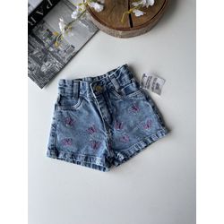 short jeans borbolet - KR KIDS MODINHA