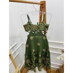 vestido flores - KR KIDS MODINHA
