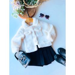 casaco creme - KR KIDS MODINHA