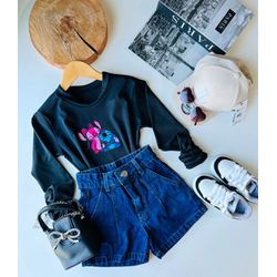 short jeans azul - KR KIDS MODINHA