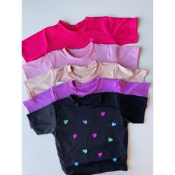 blusa coracao - KR KIDS MODINHA