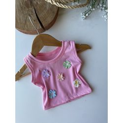 blusinha flor - KR KIDS MODINHA
