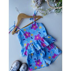 conjunto flor - KR KIDS MODINHA