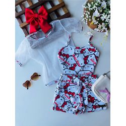 conjunto hello kitty - KR KIDS MODINHA