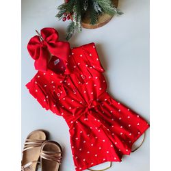 macaquinho vermelho - KR KIDS MODINHA