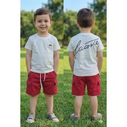 camisa lacoste - KR KIDS MODINHA