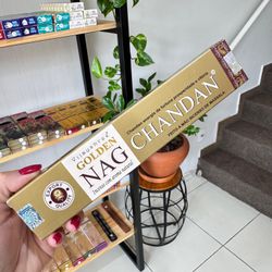 Incenso Golden Nag Chandan - Ktw Cristais