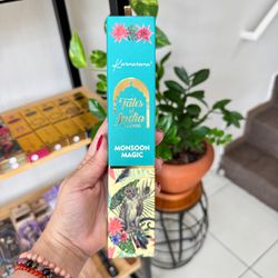 Incenso Tales of India Monsoon Magic – Renovação e Conexão - Ktw Cristais