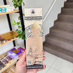 Incenso Vila Zen Palo Santo e Sândalo - Meditação e purificação - Ktw Cristais