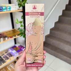 Incenso Vila Zen Patchouli e Manjericão - Cura e Conexão - Ktw Cristais