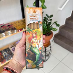 Incenso Vila Zen Linha Encanto das Águas - Bergamota e Manjericão - Ktw Cristais