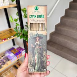 Incenso Vila Zen Capim Limão - Revigorante - Ktw Cristais