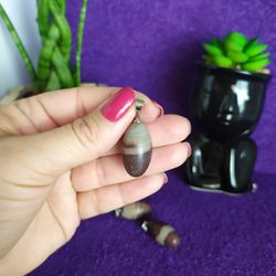 PINGENTE ROLADO SHIVA LINGAM – TRANSFORMAÇÃO - Ktw Cristais