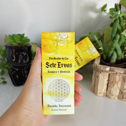 Incenso Ananda Sete Ervas - Limpeza e Proteção - Ktw Cristais
