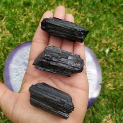 Pedra Bruta Turmalina Negra N° 3 - Ktw Cristais