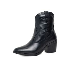 Bota Western Laura Preta - LAURA-PRETA - KUENTO SHOES