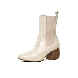 Bota Julia Off White - JULIA-OFF WHITE - KUENTO SHOES