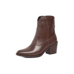 Bota Western Laura Chocolate - LAURA-CHOCOLATE - KUENTO SHOES