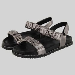 Birken Feminina BK20 Metalizado Prata Velho - BK20... - KUENTO SHOES