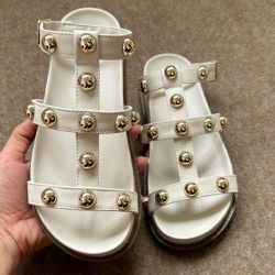 Flat Melissa Off White - MELISSA-OFF WHITE - KUENTO SHOES