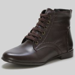 Coturno Feminino Cano Curto Café - COTCA3000 - KUENTO SHOES