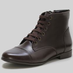 Coturno Feminino Cano Curto Café - COTCA3020 - KUENTO SHOES