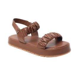 Sandália Flatform Poli Caramelo - POLI-CARAMELO - KUENTO SHOES