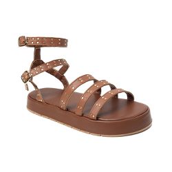 Sandália Flatform Raquel Caramelo - RAQUEL-CARAMEL... - KUENTO SHOES