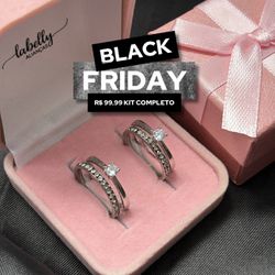 PAR DE ALIANÇAS GIRLS 2’MM CRAVEJADA - COM DOIS AN... - Labelly Alianças