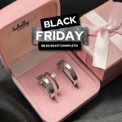 PAR DE ALIANÇAS AÇO INOXIDÁVEL 3MM CHANFRADA POLID... - Labelly Alianças