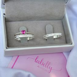 PAR DE ALIANÇAS 2'MM FOSCA COM FRISO NO MEIO - CO... - Labelly Alianças