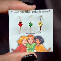 ANÉIS TRÊS ESPIÃS DEMAIS - KIT 3 UNIDADES - 0538... - Labelly Alianças