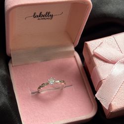 ANEL SOLITÁRIO BELIZE - PRATA 925 - 0580 - Labelly Alianças