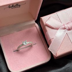 ANEL SOLITÁRIO LOVE - PRATA 925 - 0106 - Labelly Alianças