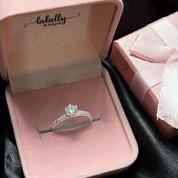 ANEL SOLITÁRIO LUMINE - PRATA 925 - 0572 - Labelly Alianças