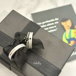 ALIANÇAS MULAN 3MM - COM ANEL SOLITÁRIO IMPERATRIZ... - Labelly Alianças