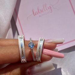 PAR DE ALIANÇAS 4'MM CRUZADA FOSCA - COM ANEL SOLI... - Labelly Alianças