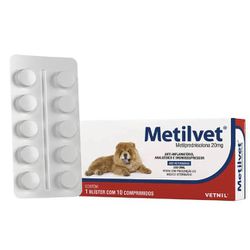 METILVET 20MG 10 CP - LABORAVES