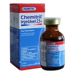 CHEMITRIL INJETAVEL 2.5% 20 ML - LABORAVES