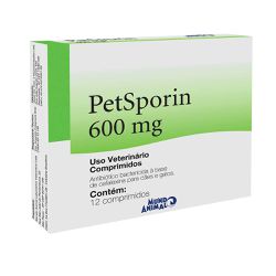 PETSPORIN 600MG 12 CP - LABORAVES